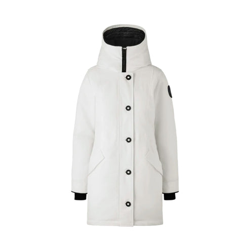 Canada Goose Parka lungo Parka Donna lungo Rossclair Parka Bianco - Francavilla Moda