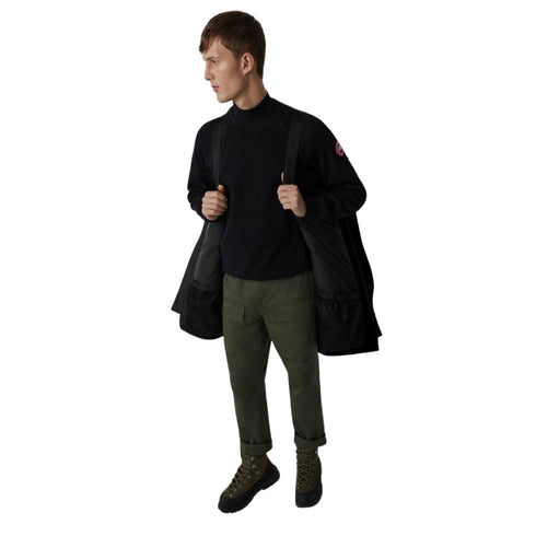 Canada Goose Parka medio Parka Uomo Chateau media lunghezza Nero - Francavilla Moda