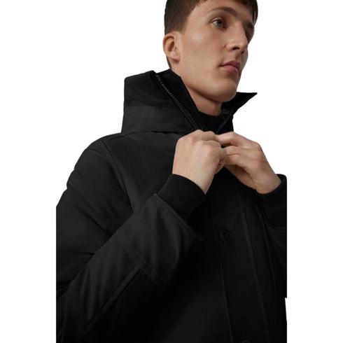 Canada Goose Parka medio Parka Uomo Chateau media lunghezza Nero - Francavilla Moda