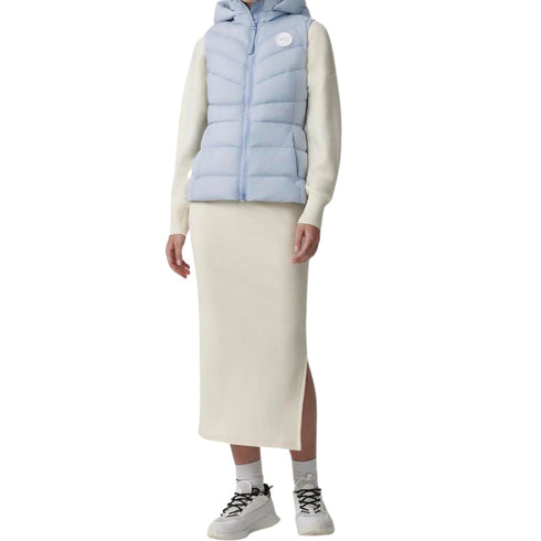 Canada Goose Piumino smanicato Piumino smanicato Donna Clair Vest White Disc Celeste - Francavilla Moda
