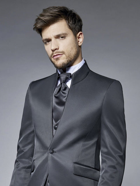 Abito Uomo modello mao Nero CARLO PIGNATELLI- Francavilla Moda