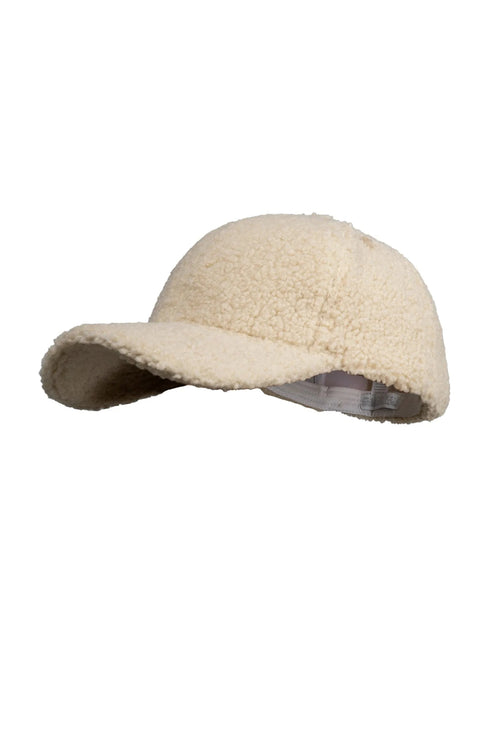 Censured Berretto con visiera Cappello Donna in sherpa con visiera Champagne - Francavilla Moda