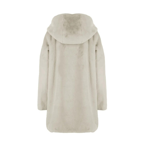 Censured Pelliccia Pelliccia Donna ecologica lunga Champagne - Francavilla Moda