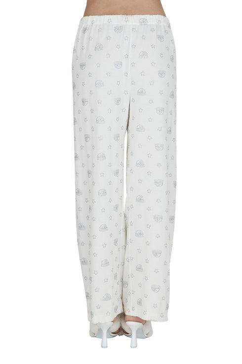 Pigiama Donna Fantasy Print White SILVER Chiara Ferragni Bianco CHIARA FERRAGNI- Francavilla Moda
