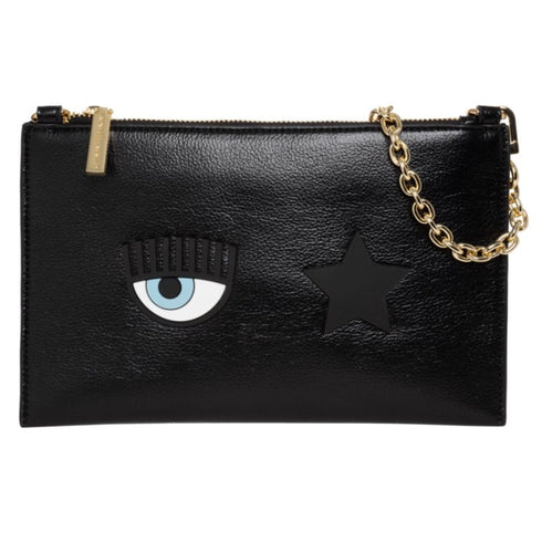 Pochette Donna Eye Star Nero Chiara Ferragni- Francavilla Moda