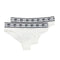 Slip brasiliana Donna Logomania Tape set bipack Bianco CHIARA FERRAGNI- Francavilla Moda