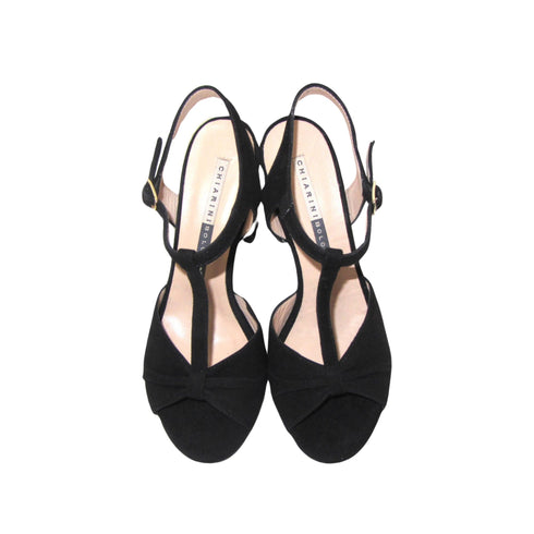 Chiarini Bologna Sandali Sandalo Donna alto con plateau Nero - Francavilla Moda