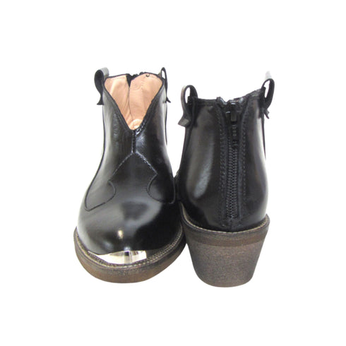 Chiarini Bologna Stivali Stivaletto Donna texano basso Nero - Francavilla Moda