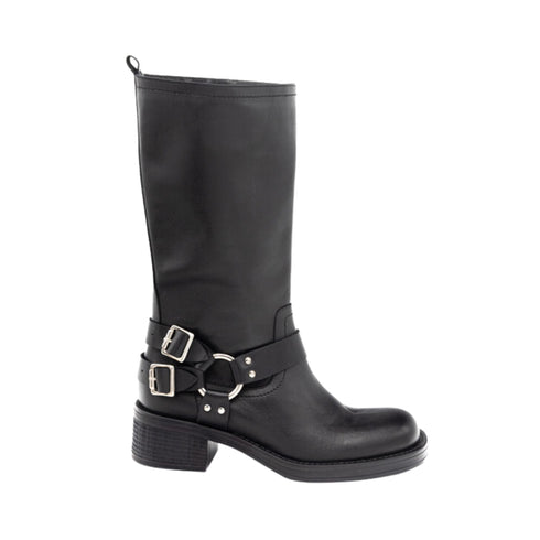 Chiarini Bologna Stivali Stivali Donna con dettagli ricamati Nero - Francavilla Moda