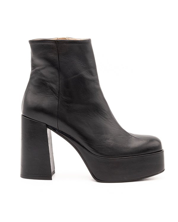 Stivali tronchetto Donna con tacco Nero CHIARINI- Francavilla Moda