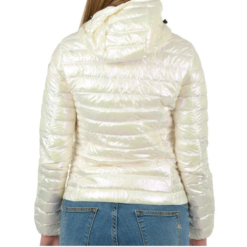 Piumino Donna corto iridescente Bianco CIESSE PIUMINI- Francavilla Moda