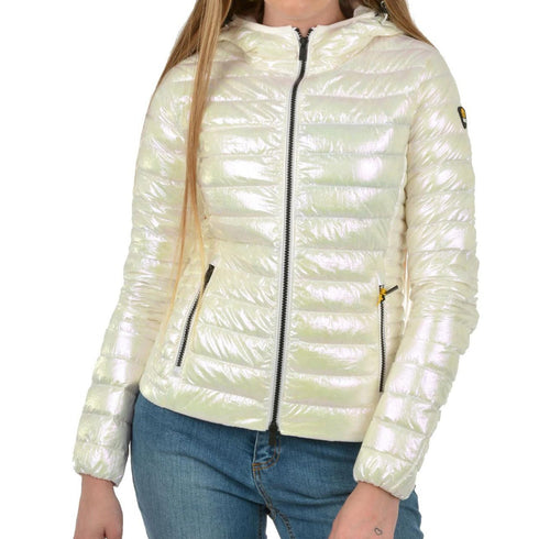 Piumino Donna corto iridescente Bianco CIESSE PIUMINI- Francavilla Moda