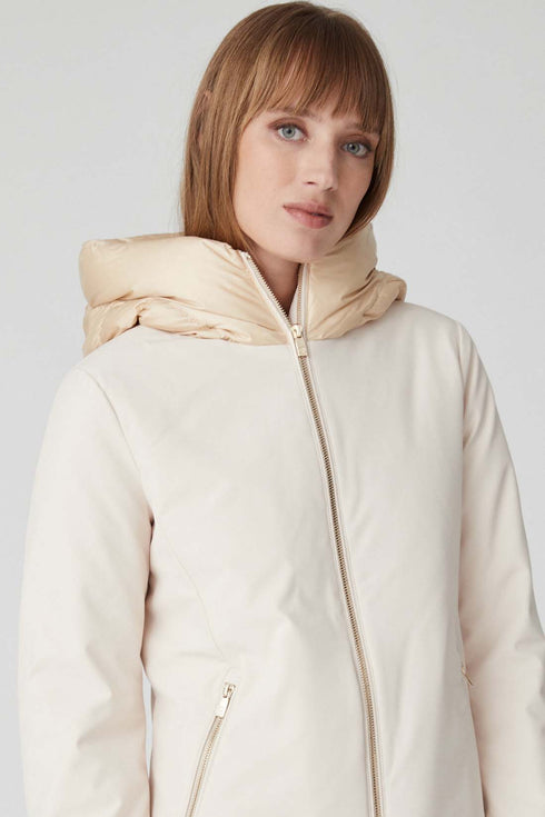 Ciesse Piumini Piumino lungo Piumino Donna lungo Mire Burro A23-CIESSE PIUMINI234CPWC32608P0125D-80BXXP-40 - Francavilla Moda