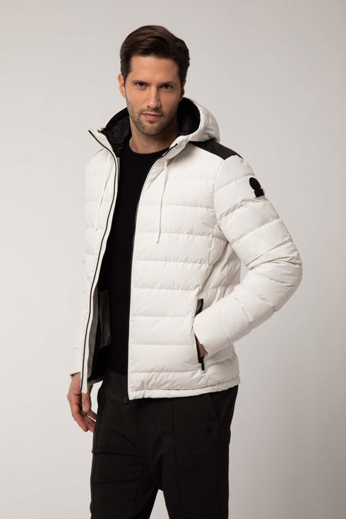 Ciesse Piumini Piumino corto Piumino Uomo corto Stevenson 2.0 Bianco - Francavilla Moda