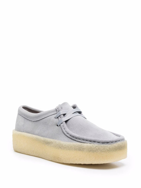Mocassino Donna 'Wallabe Cup' Grigio chiaro CLARKS- Francavilla Moda