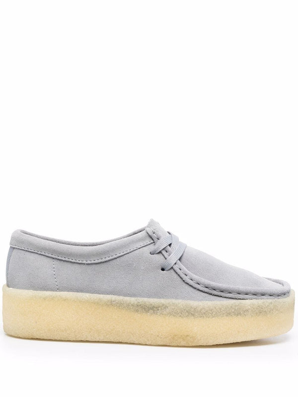Mocassino Donna 'Wallabe Cup' Grigio chiaro CLARKS- Francavilla Moda
