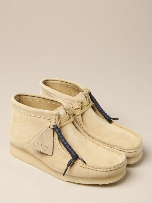 Mocassino Uomo Wallabee Beige CLARKS- Francavilla Moda