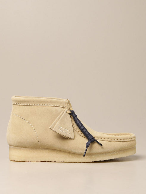 Mocassino Uomo Wallabee Beige CLARKS- Francavilla Moda