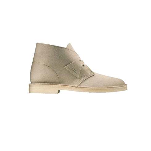 Scarpa Stringata Uomo Desert Boot Beige Beige Clarks- Francavilla Moda