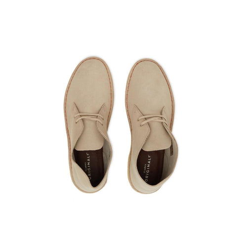 Scarpa Stringata Uomo Desert Boot Beige Beige Clarks- Francavilla Moda