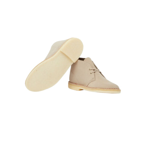 Scarpa Stringata Uomo Desert Boot Beige Beige Clarks- Francavilla Moda