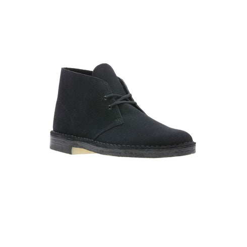 Scarpa Stringata Uomo in pelle Desert Boot Nero Clarks- Francavilla Moda