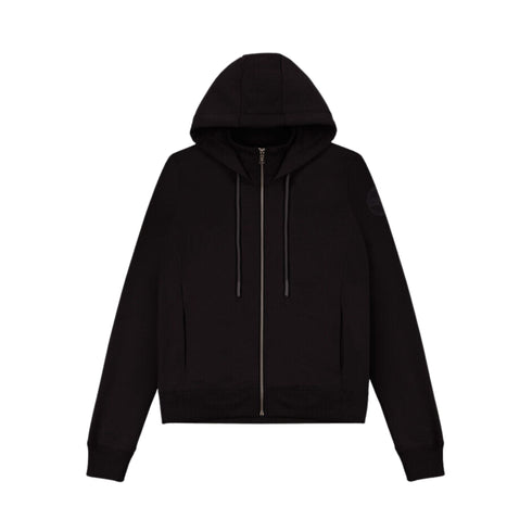 Felpa Donna con zip e cappuccio Nero Colmar- Francavilla Moda