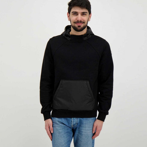 Felpa Uomo con tasca a marsupio Nero COLMAR- Francavilla Moda