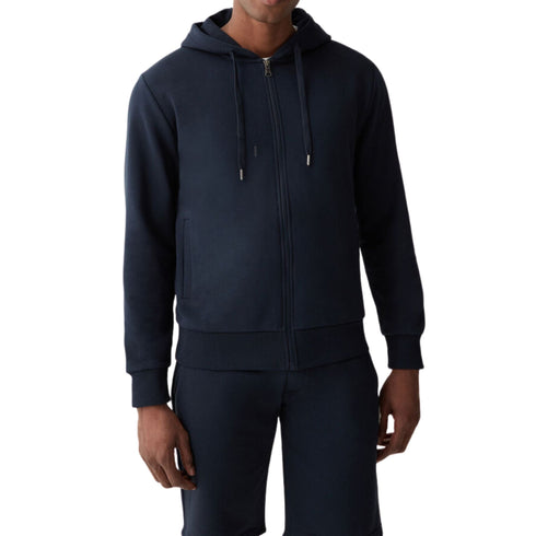 Felpa Uomo con zip e cappuccio Blu COLMAR- Francavilla Moda