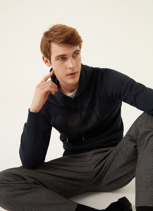 Felpa Uomo MU82066UX con stampa al petto Bianco COLMAR- Francavilla Moda