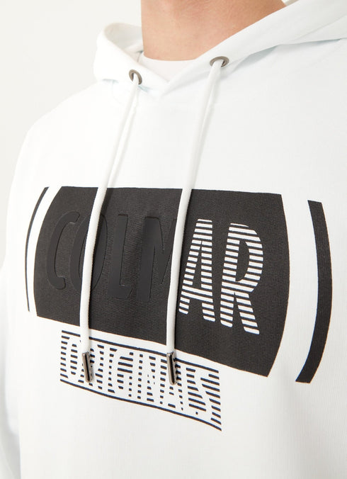 Felpa Uomo MU82066UX con stampa al petto Bianco COLMAR- Francavilla Moda