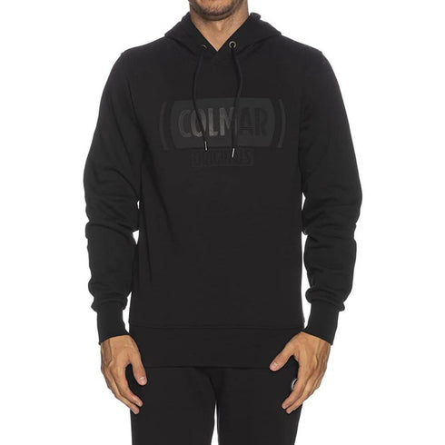 Felpa Uomo MU82066UX con stampa al petto Nero COLMAR- Francavilla Moda