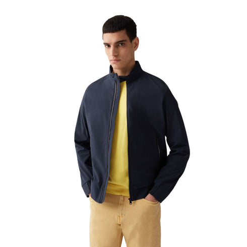 Colmar Giubbino Giacca Uomo modello biker in softshell Blu - Francavilla Moda