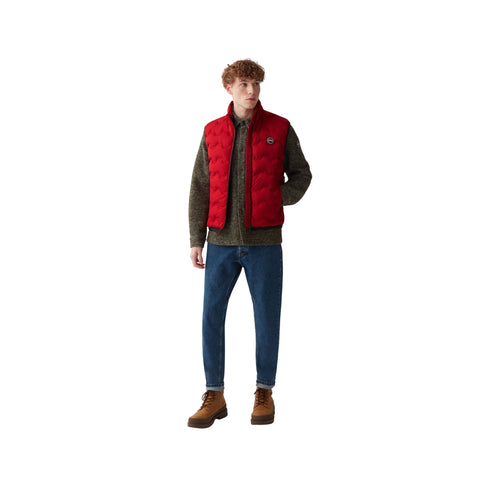 Gilet Uomo con lavorazione trapuntata Rosso Colmar- Francavilla Moda