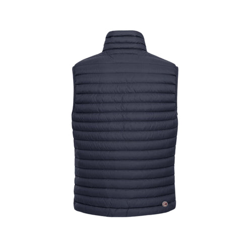 Gilet Uomo trapuntato con logo Blu Colmar- Francavilla Moda