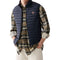 Gilet Uomo trapuntato con logo Blu Colmar- Francavilla Moda
