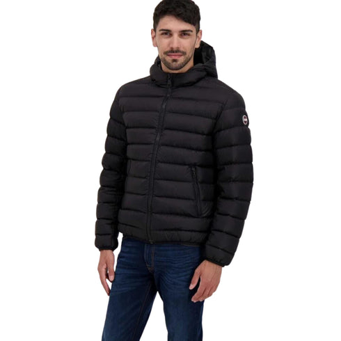 Piumino Uomo corto trapuntato Nero COLMAR- Francavilla Moda