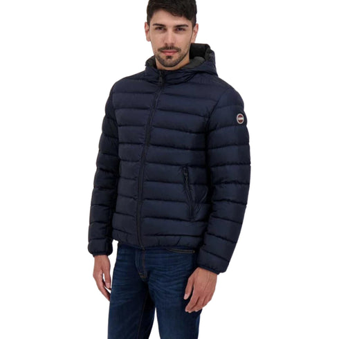 Piumino Uomo corto trapuntato Blu COLMAR- Francavilla Moda