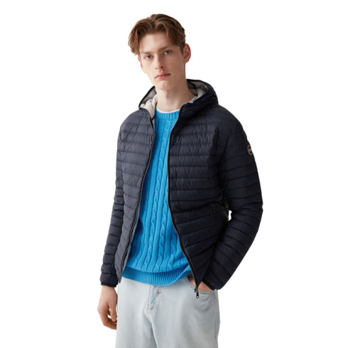 Colmar Piumino corto Piumino Uomo leggero con cappuccio Blu - Francavilla Moda