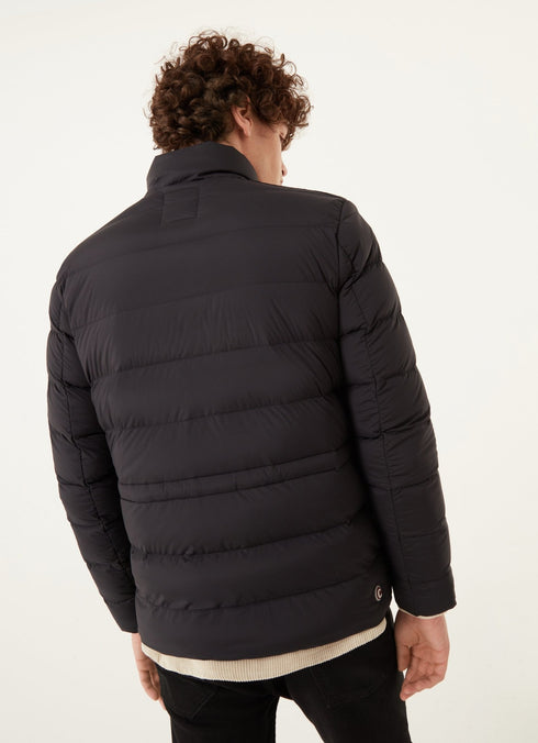 Piumino Uomo MU12312SE in Tessuto Monoelastico Nero COLMAR- Francavilla Moda