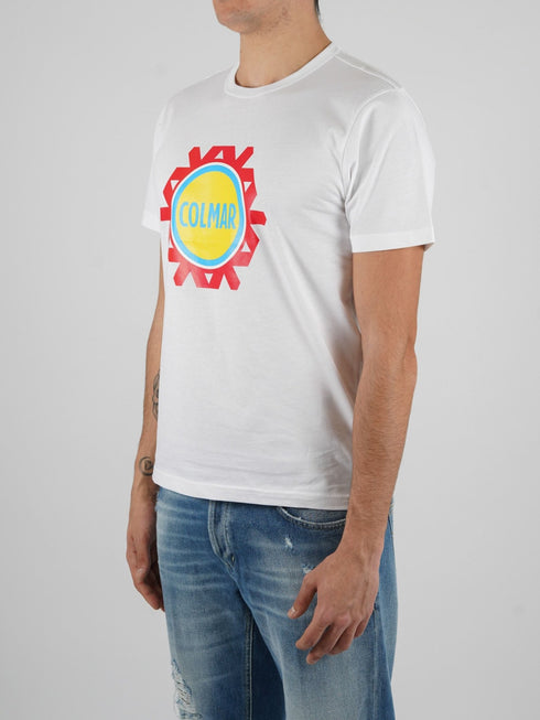 T-shirt Uomo con fiocco di neve stilizzato Bianco COLMAR- Francavilla Moda