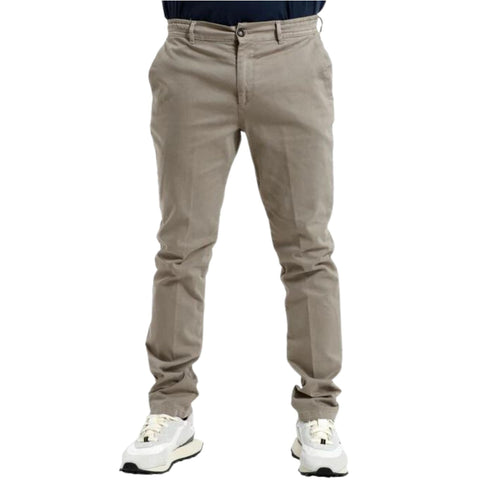Pantalone Uomo in tessuto stretch traspirante Fango Cruna- Francavilla Moda
