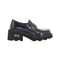 Mocassino Donna in pelle Grace 3923 Nero Cult- Francavilla Moda