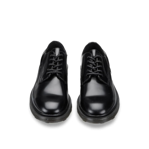 Scarpa Uomo stringata in pelle lucida Nero CULT- Francavilla Moda