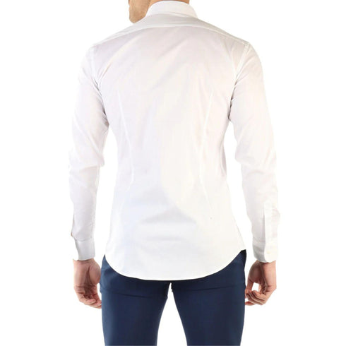 Camicia Uomo a tinta unita Bianco Daniele Alessandrini- Francavilla Moda