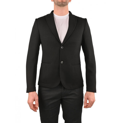 Daniele Alessandrini Giacca da uomo Giacca Uomo a nido d'ape Nero - Francavilla Moda