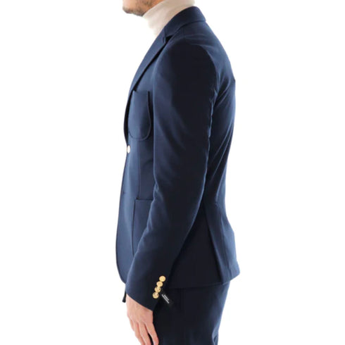 Daniele Alessandrini Giacche Giacca Uomo con tasca e toppa Nero - Francavilla Moda