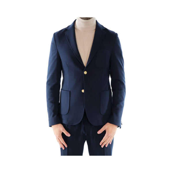 Daniele Alessandrini Giacche Giacca Uomo con tasca e toppa Nero - Francavilla Moda