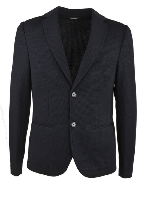 Giacca Uomo in jersey Blu Daniele Alessandrini- Francavilla Moda