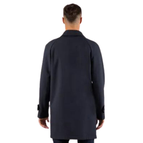 Daniele Alessandrini Trench Trench Uomo lungo in tinta unita Blu - Francavilla Moda